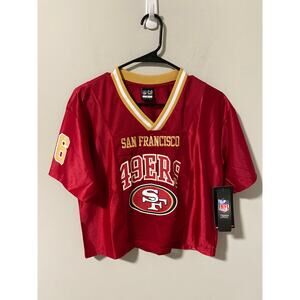 NWT San Francisco 49ers Cropped NFL Jersey Women's Small